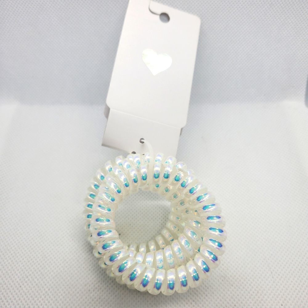 NWT The Children's Place 4 White Iridescent Hair
